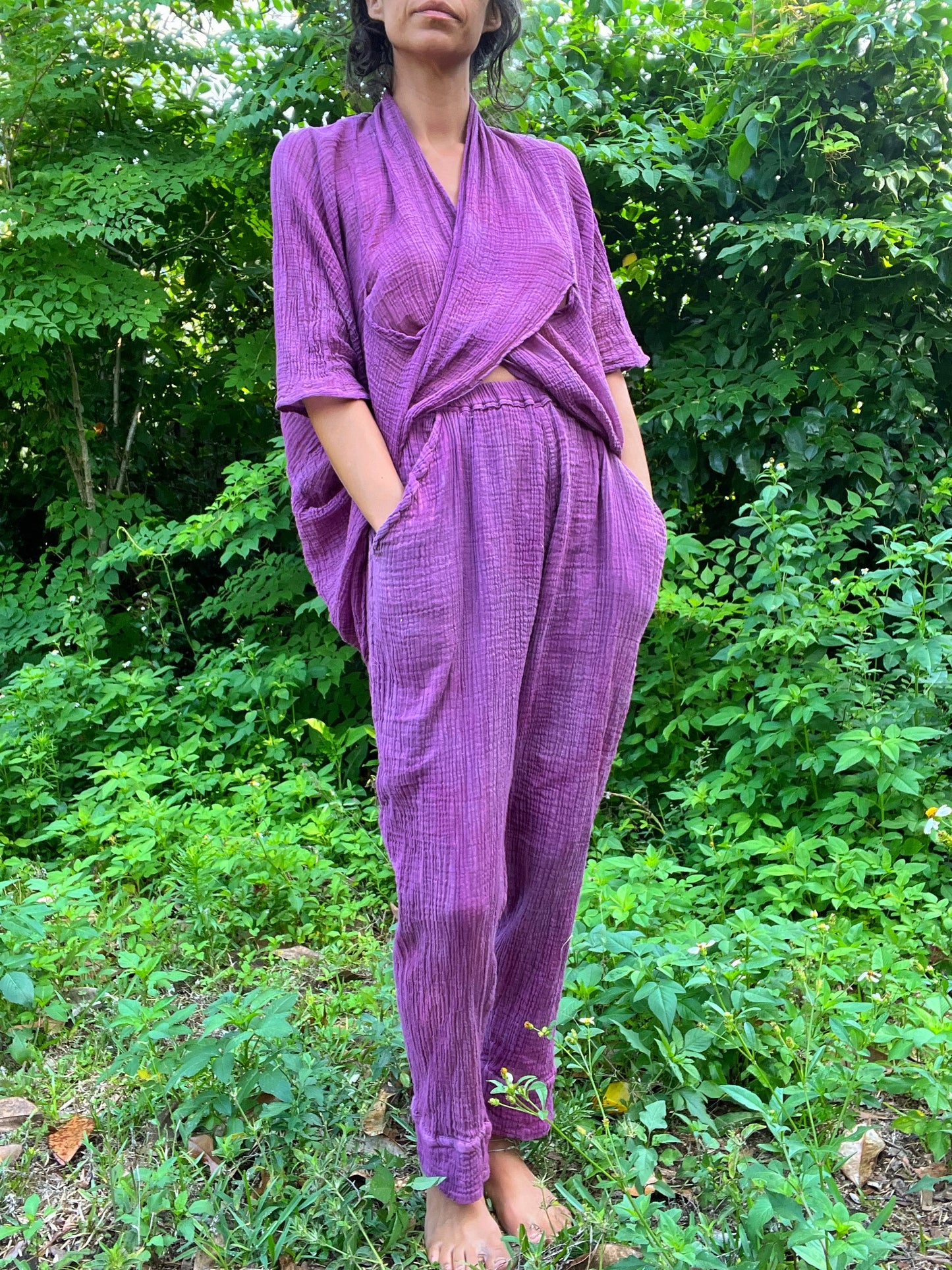 Raspberry Lilac Pant + Deep Pockets