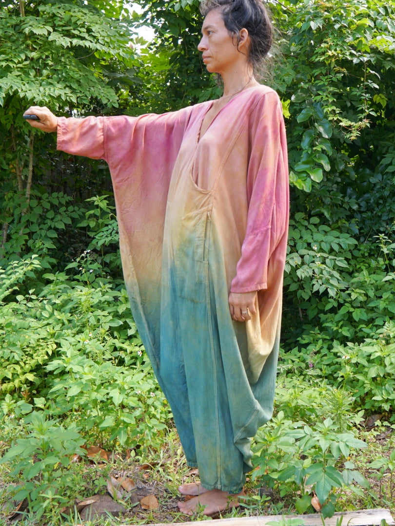 Coucher de soleil sur le saumon