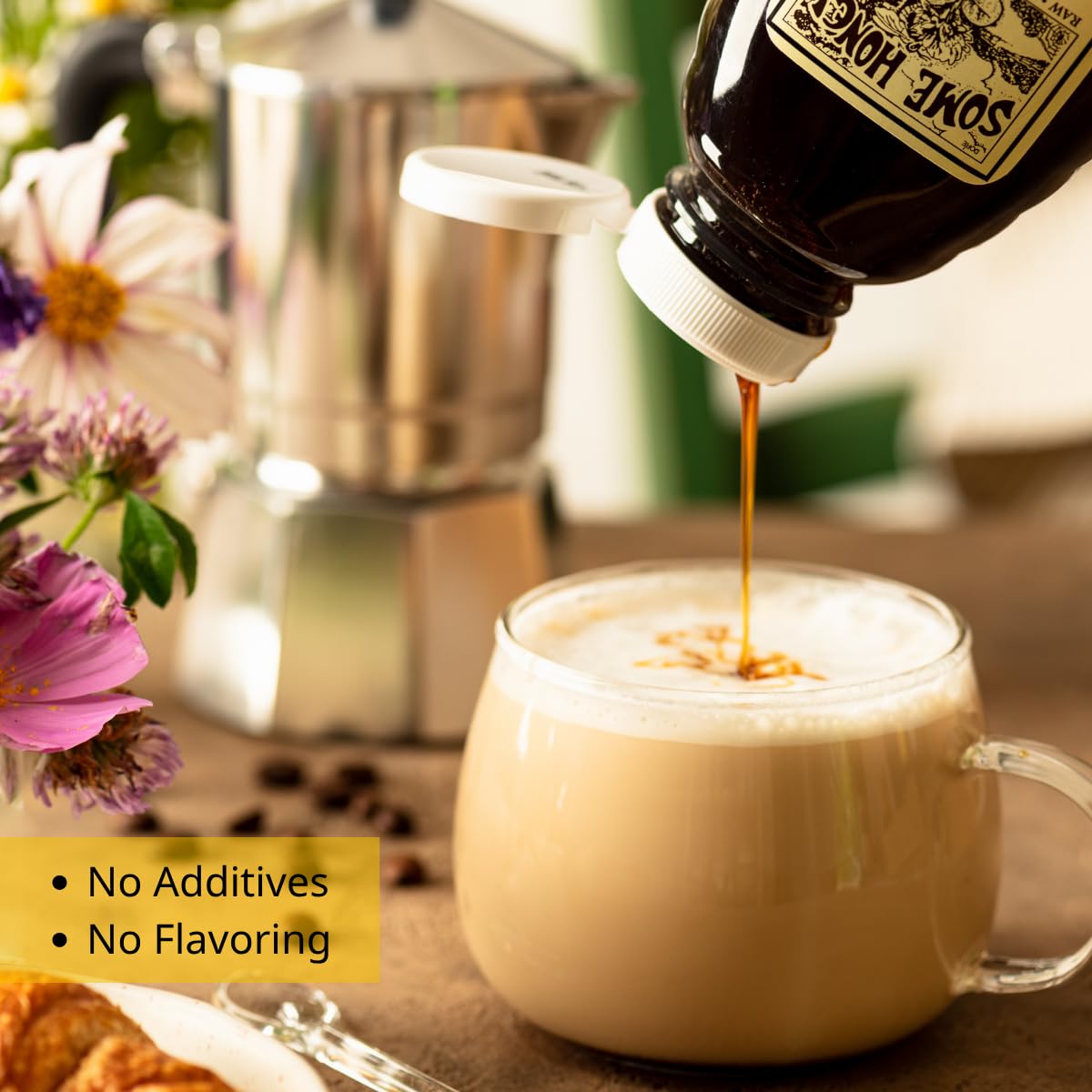 Some Honey Raw & Unfiltered Buckwheat Honey – 100% Pure U.S. Honey – USDA Grade A – All-Natural – 16 oz