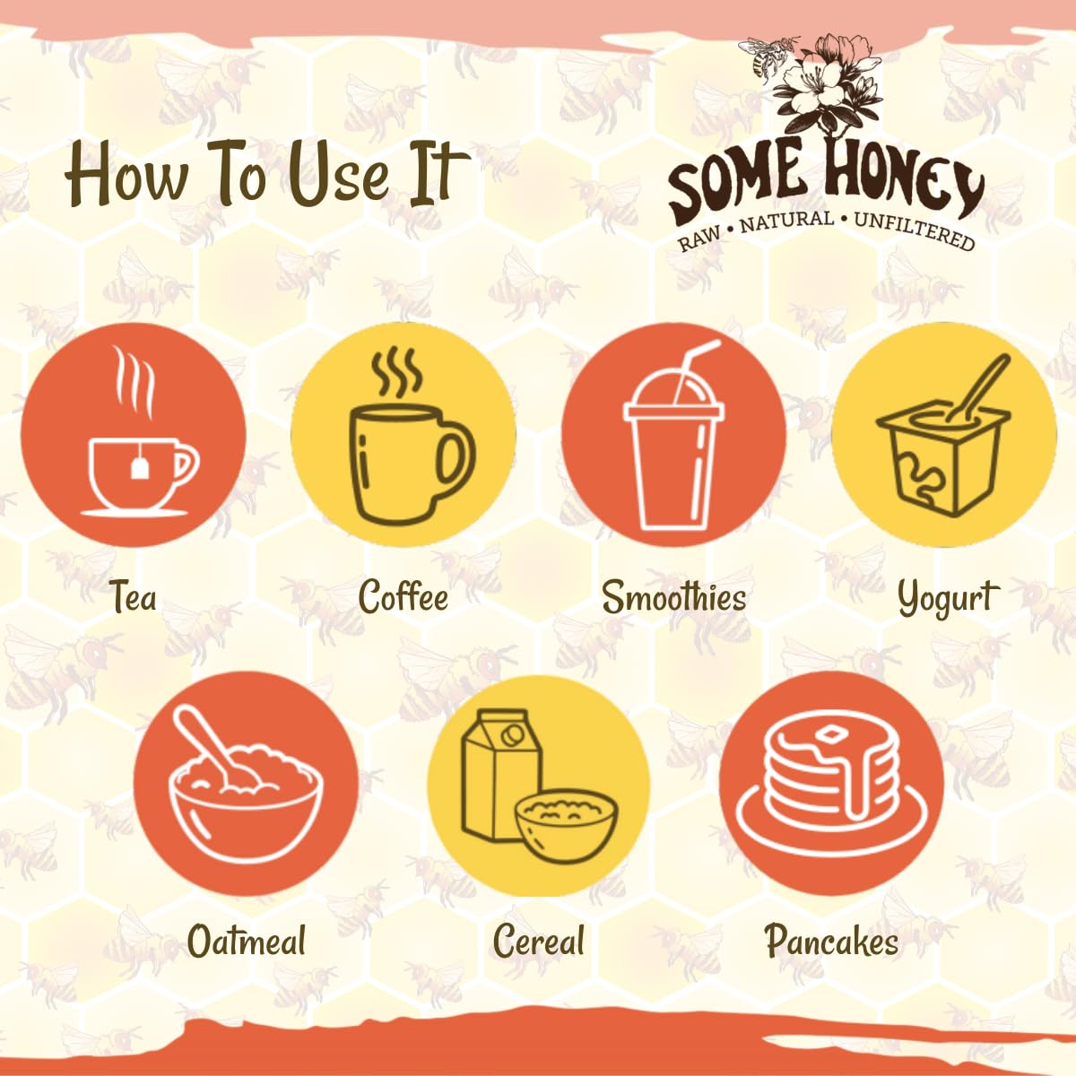 Some Honey Raw & Unfiltered Buckwheat Honey – 100% Pure U.S. Honey – USDA Grade A – All-Natural – 16 oz